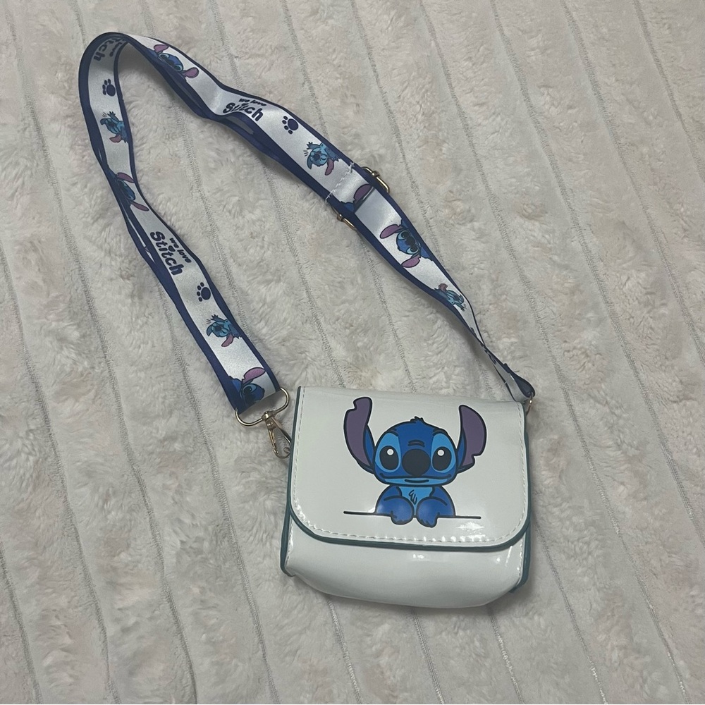 Small Stitch Crossbody Bag with Strap
